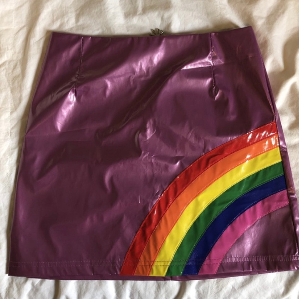 delia’s rainbow skirt
